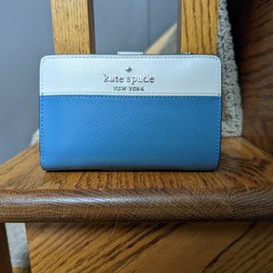 Kate Spade Staci Colorblock Medium Compact Bifold Wallet